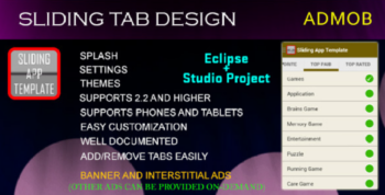 Sliding Tab Design Template