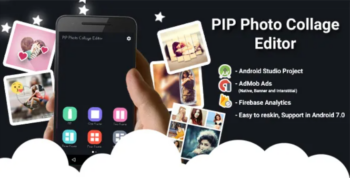 PIP Photo Collage Editor with Admob Ads + Google Analytics + Firebase Integration