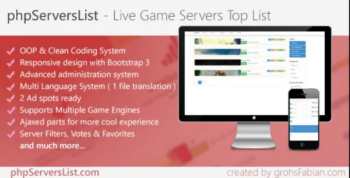 Game Tracker Servers List v1.7.1 – Codecanyon 8619928