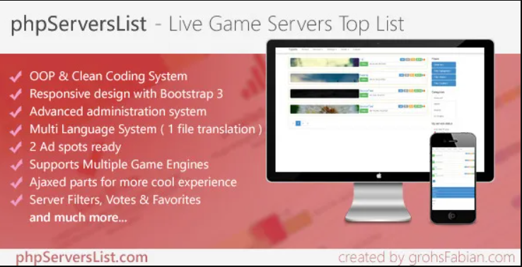 Game Tracker Servers List v1.7.1 – Codecanyon 8619928