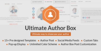 Ultimate Author Box v1.0.2 Responsive Post/Article Author Section Plugin WordPress