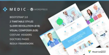 Medic v1.2.5 Medical, Health and Hospital WP Theme