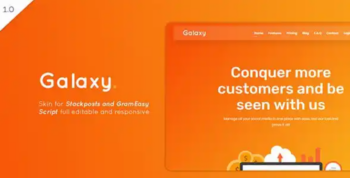 Galaxy v1.0.4 Theme for Stackposts Instagram Script