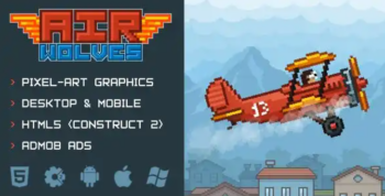 Air Wolves – air plane battle – HTML5 Game