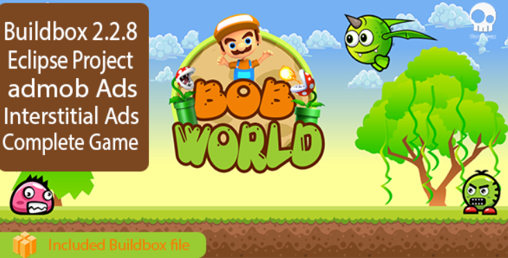 Bob World Complete game + Buildbox 2.2.8 file