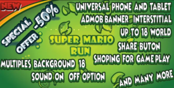 Super Mario Run – multiple world(18)-multiple background(18)