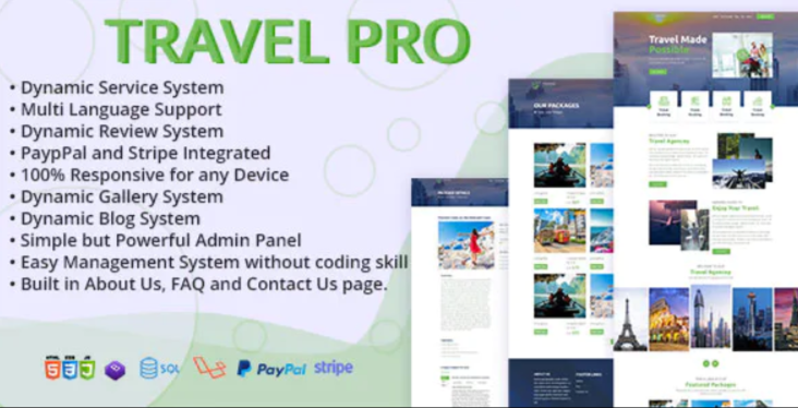 TravelPRO – Tour and Travel Agency Management System with Booking Engine