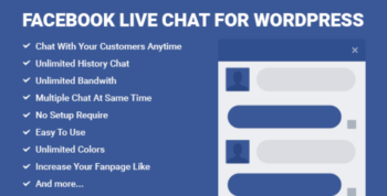 Facebook Live Chat v2.7 WordPress Plugin