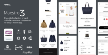 Maestro – Ionic 3 Full Android, iOS E-Commerce App integrated with Woocommerce, Paypal, Stripe