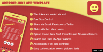 Android Joke App Template v2.0 – Codecanyon 7082597