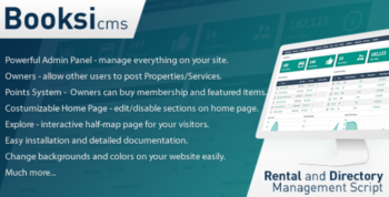 Booksi v1.1 Rental & Directory Management CMS