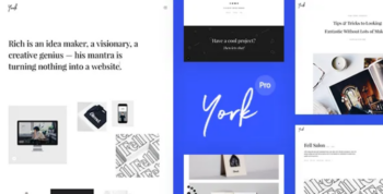 York Pro v2.0.2 Creative Portfolio WordPress Theme for Freelancers & Agencies