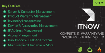 ITNOW v1.2 IT Warranty & Inventory Tracking System