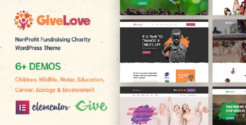 Givelove v1.1 Non-profit Charity & Crowdfunding WordPress Theme