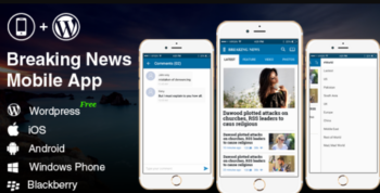 Breaking News 2 Blue – Full Android, iOS Mobile Application