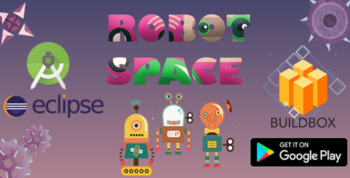 Robot Space- Buildbox Game – Template Included +Eclipse (Admob+chartboost)