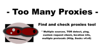 Too Many Proxies Tool v1.2