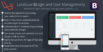 LaraGuard (Advanced Login and User management system)