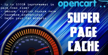 OpenCart Super Page Cache: Site speed booster
