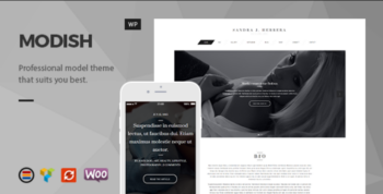 Modish – Fashion Model WordPress Theme