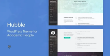 Hubble – Academic WordPress Theme