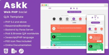 Askk – Web PHP Social Q/A Template
