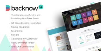 Backnow 2.3 Crowdfunding & Fundraising Theme for Charity, Nonprofit, NGO, Donation