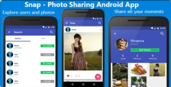 Snap v2.0 – Photo Sharing Android App