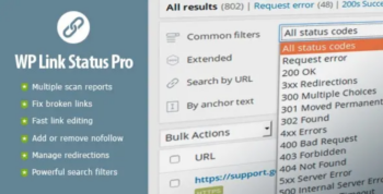 WP Link Status Pro – Fix Broken Links & Manage Redirections