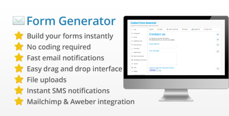Contact Form Generator v2.7 Easy & Powerful Form Builder
