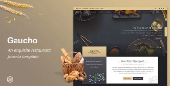 Gaucho – Cafe Bistro Responsive Restaurant Joomla Template