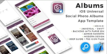 Albums – iOS Universal Photo Albums Sharing App Template (Swift)