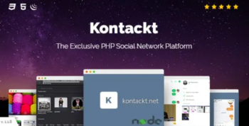 Kontackt 1.19 The Exclusive PHP Social Network Platform