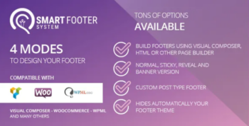 Smart Footer System v1.2.2 WordPress Plugin