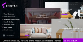 Tristan – Creative Furniture & Interior WordPress Theme