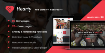 Hearty 4.2 Charity Nonprofit WordPress