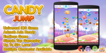 Candy Jump IOS XCODE Source Admob + Multiple Characters