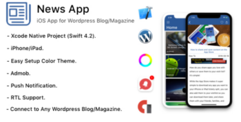 News App – iOS App for WordPress Blog/Magazine