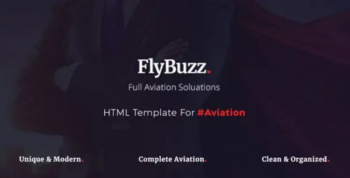 FlyBuzz – Aviation Business HTML Templates