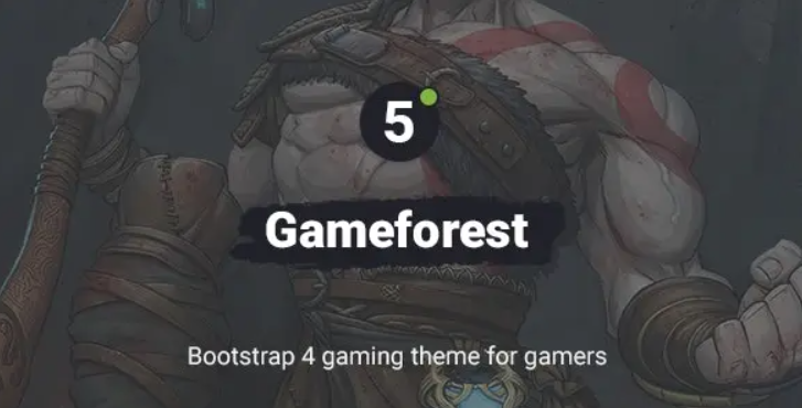 Gameforest – Bootstrap 4 Gaming Template