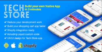TechStore – React Native eCommerce Mobile App for Shopify
