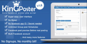 Facebook Auto add friends to groups Module for Kingposter