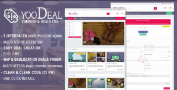 YooDeal v1.1.0 Coupon, Deals & Quotation CMS