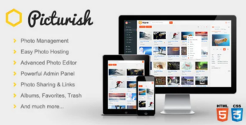Picturish v1.4.1 – Image hosting editing and sharing