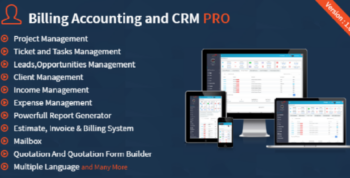 Project Manager With Billing Accounting CRM PRO v1.8