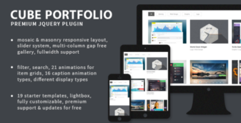 Cube Portfolio v4.2.0 Responsive jQuery Grid Plugin