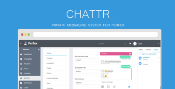 Chattr v1.3 Private Messaging System for Perfex CRM
