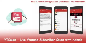 YTCount – Live Youtube Subscriber Count with Admob