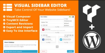 Visual Sidebar Editor v1.2.2 WordPress Plugin