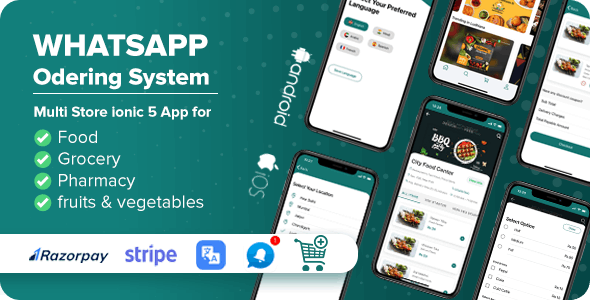 Whatsapp Ordering - Complete App with ionic 6 & Laravel Backend 8 August 2023